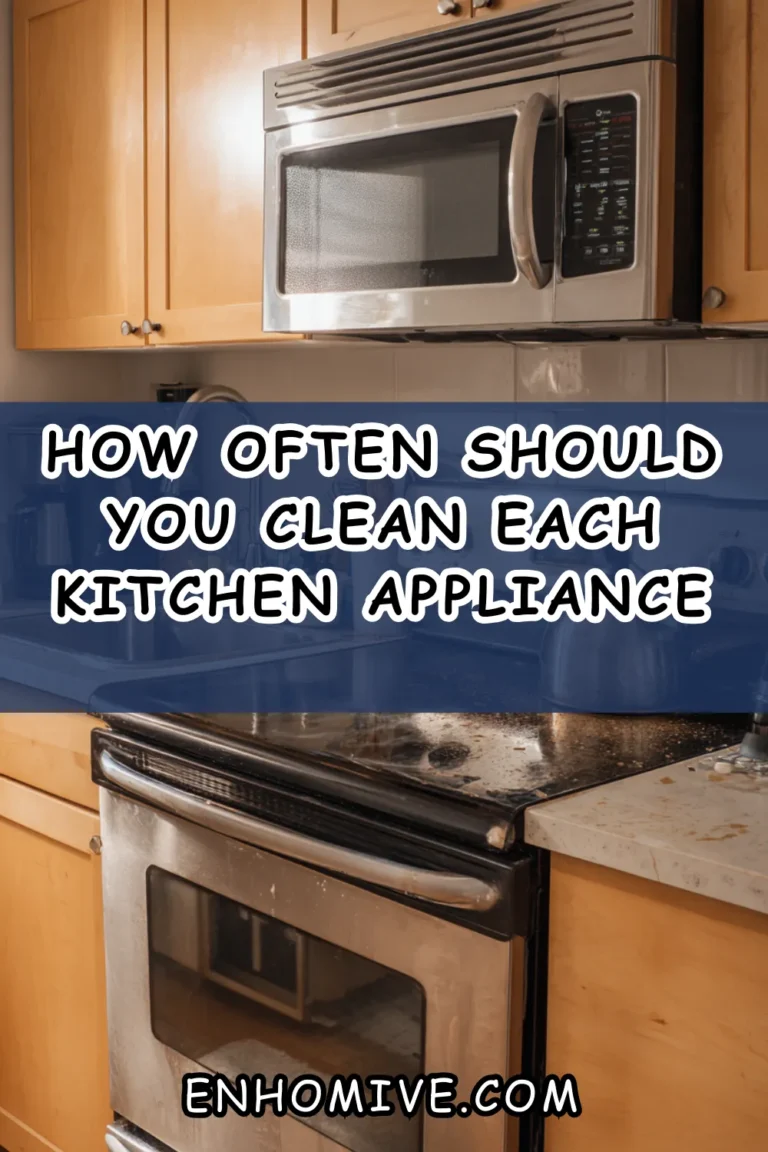 How Often Should You Clean Each Kitchen Appliance