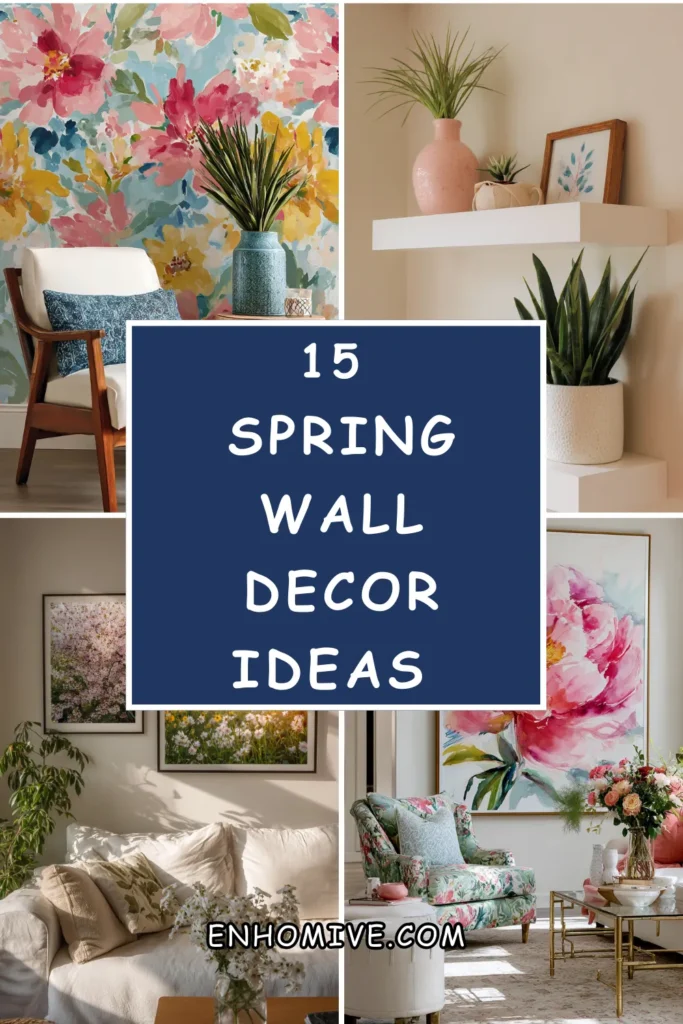 15 Spring Wall Decor Ideas for a Fresh Home Update 1 How 11