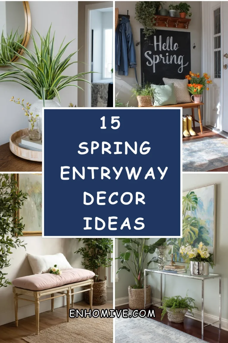15 Spring Entryway Decor Ideas