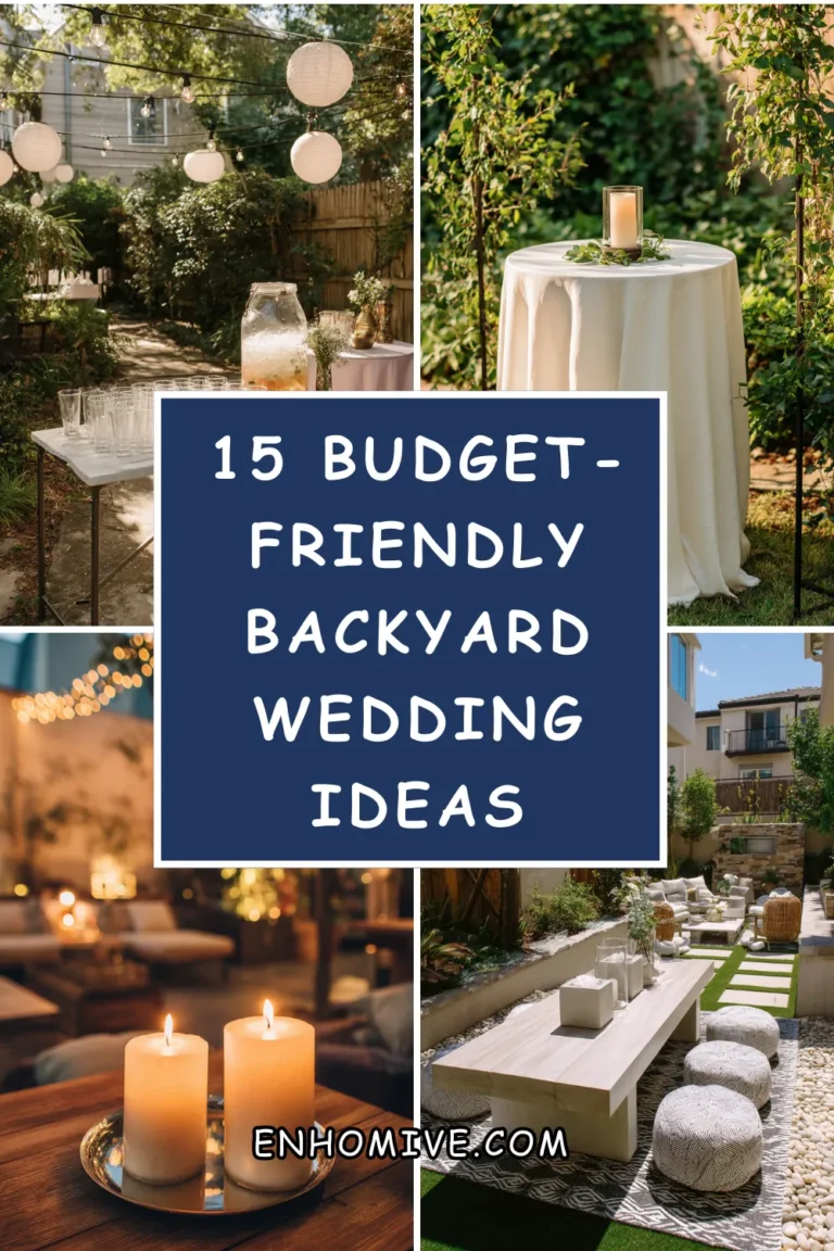 15 Budget-Friendly Backyard Wedding Ideas