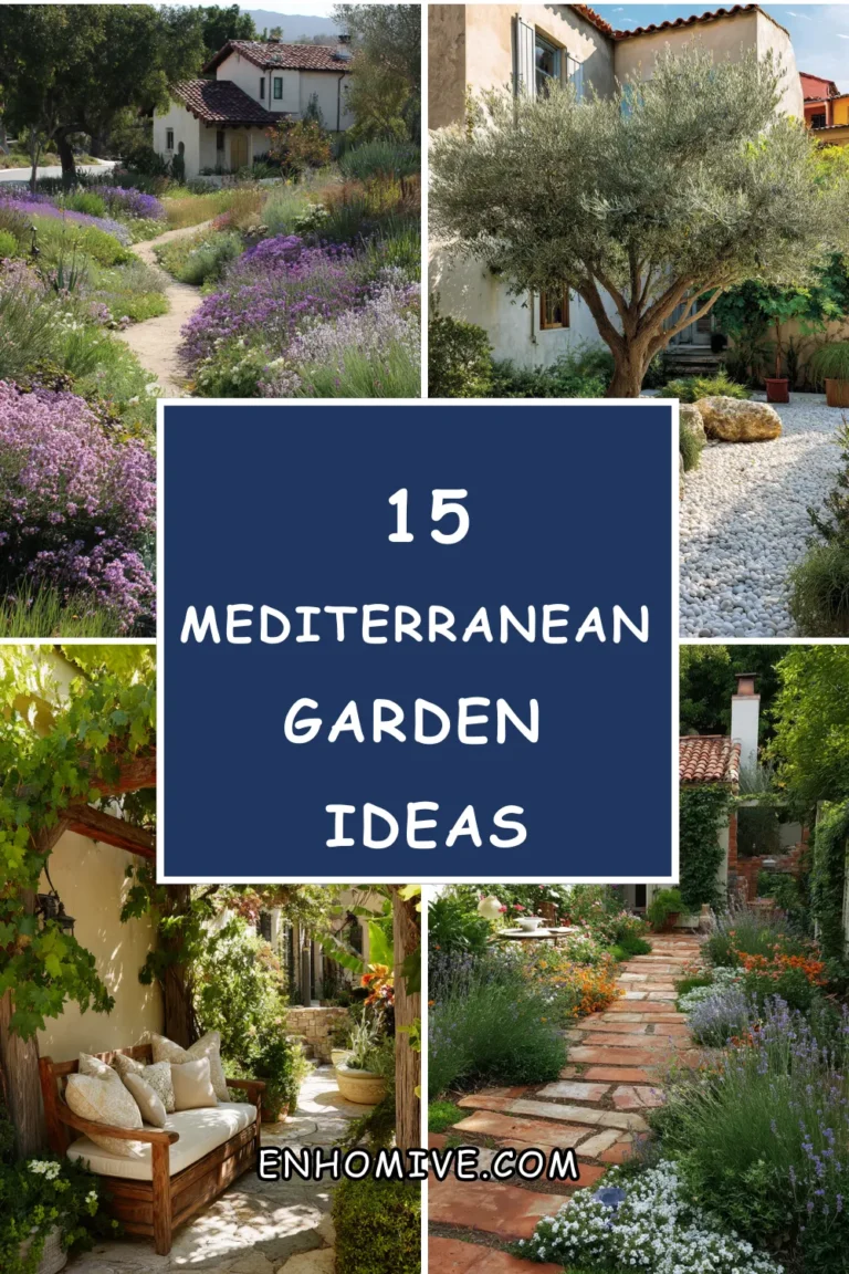 15 Mediterranean Garden Ideas to Create Your Own Coastal Retreat