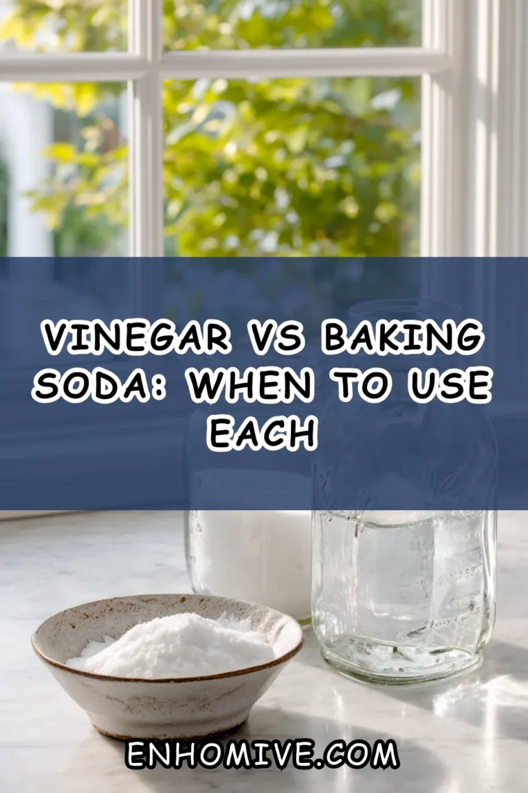 Vinegar vs Baking Soda: When to Use Each
