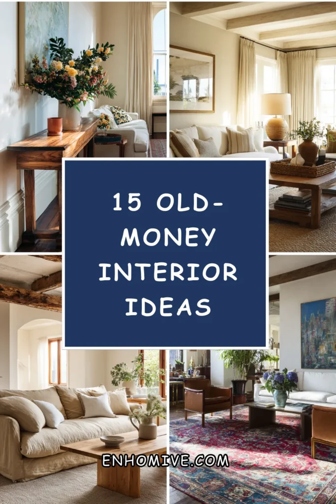15 Old-Money Interior Ideas for Quiet Luxury 1 How 23 1