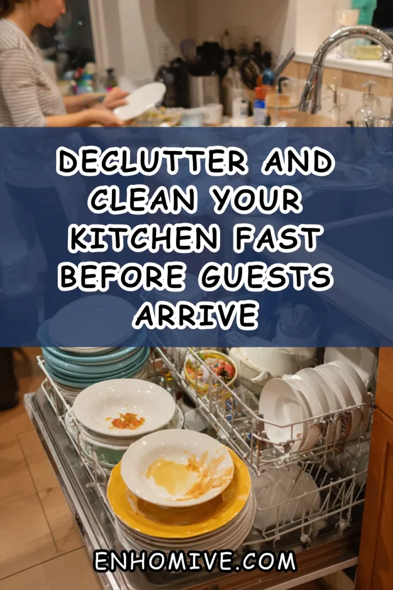 Declutter and Clean Your Kitchen FAST Before Guests Arrive