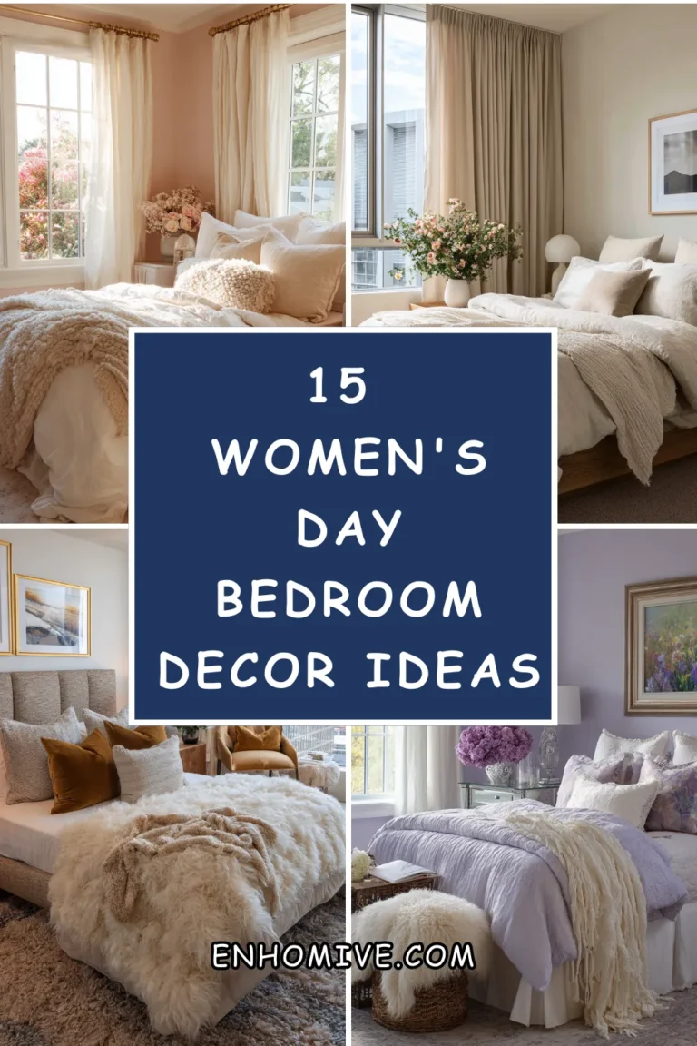15 Women’s Day Bedroom Decor Ideas for a Soft Feminine Touch: Creating Your Personal Sanctuary