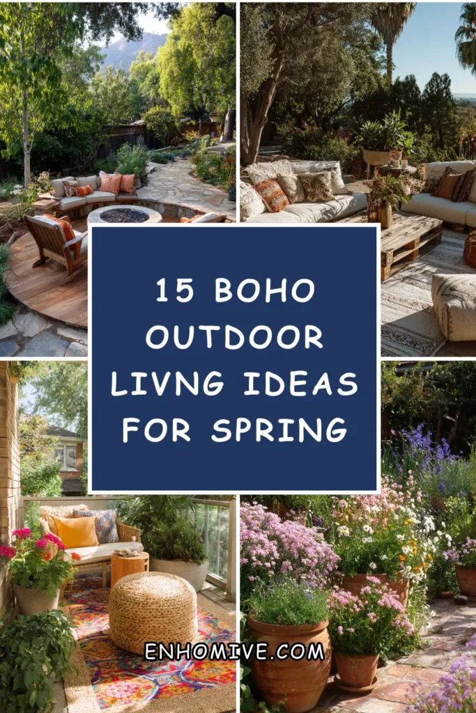 15 Boho Outdoor Living Ideas for Spring 1 How 3 1