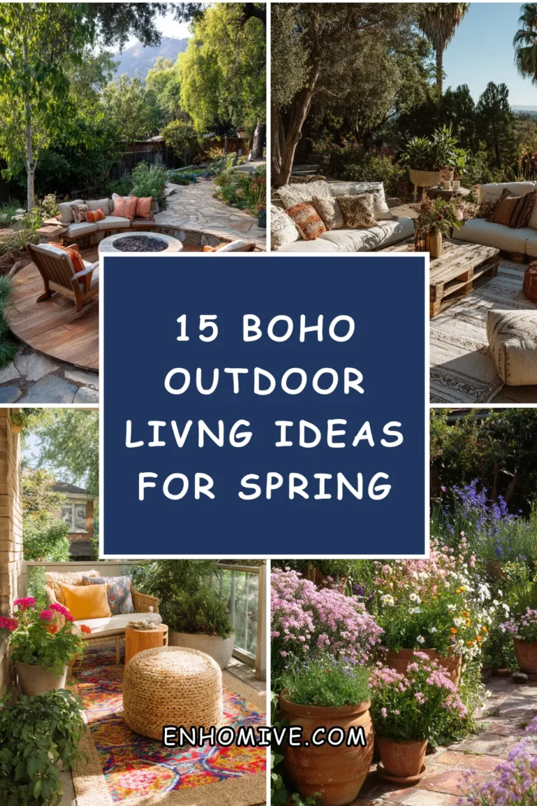 15 Boho Outdoor Living Ideas for Spring