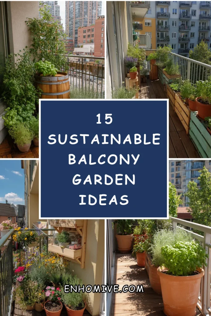 15 Sustainable Balcony Garden Ideas to Celebrate Earth Day 1 How 33