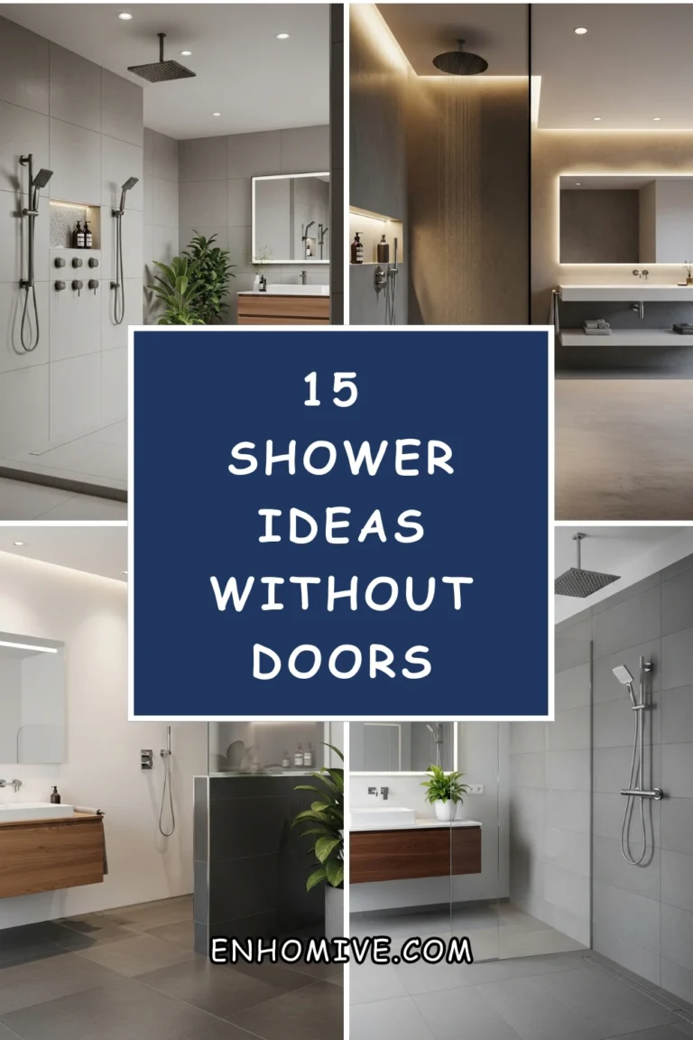 15 Shower Ideas Without Doors for a Sleek, Modern Look