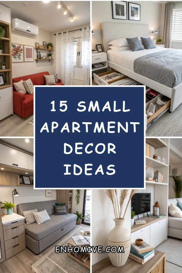 15 Small Apartment Decor Ideas for Stylish Compact Living