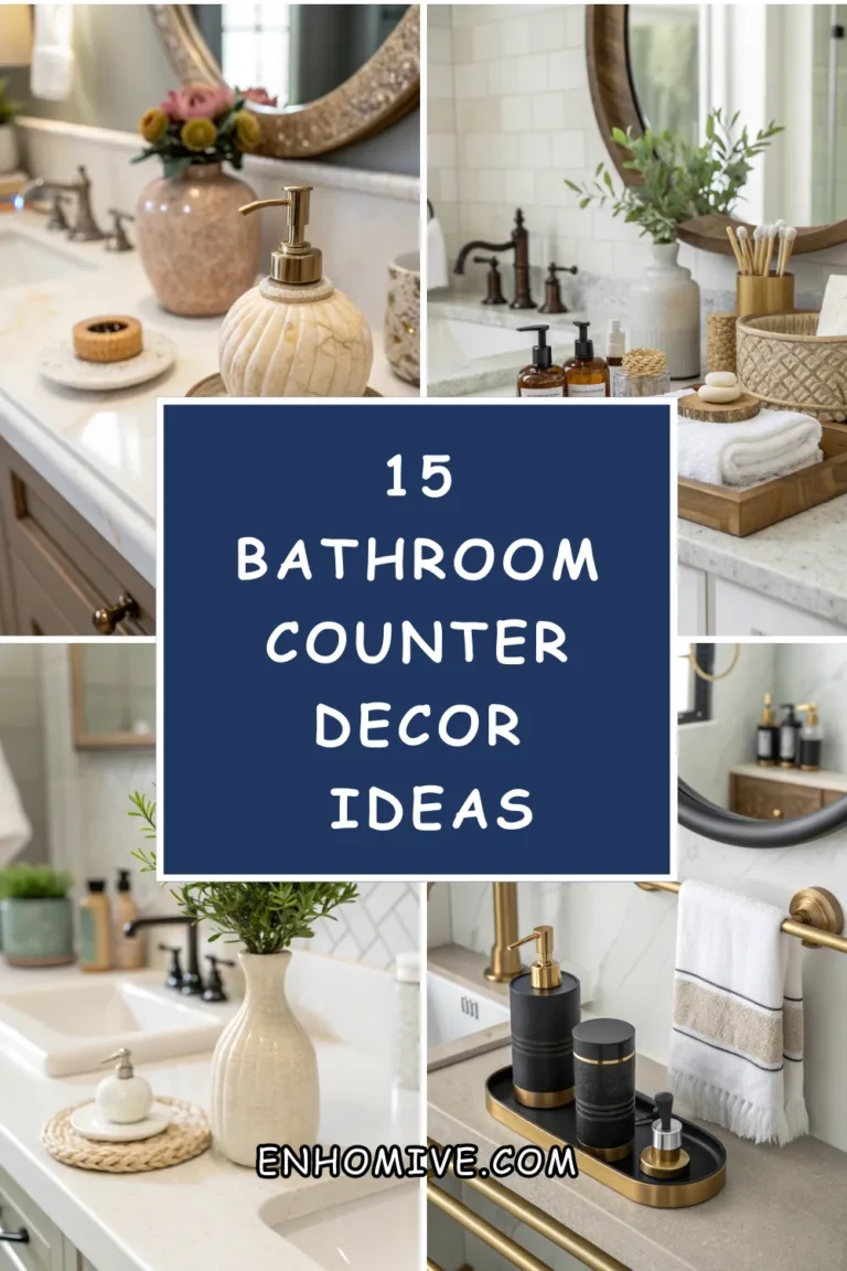 15 Bathroom Counter Decor Ideas to Elevate Your Space
