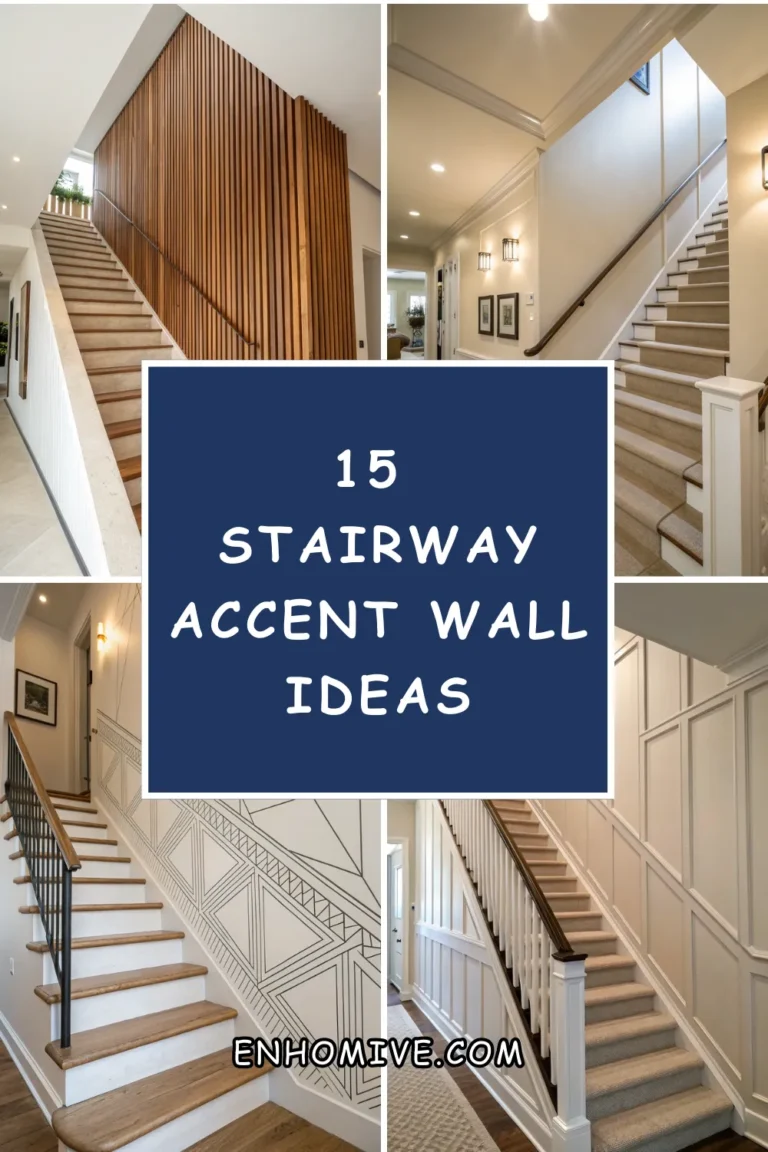 15 Stairway Accent Wall Ideas to Make a Statement