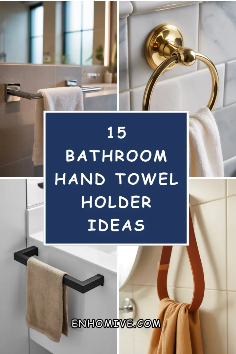 15 Bathroom Hand Towel Holder Ideas for Style and Convenience