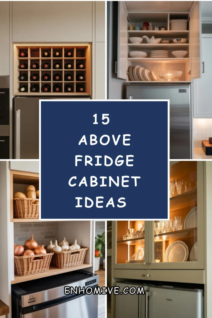15 Above Fridge Cabinet Ideas to Maximize Storage 1 How 59