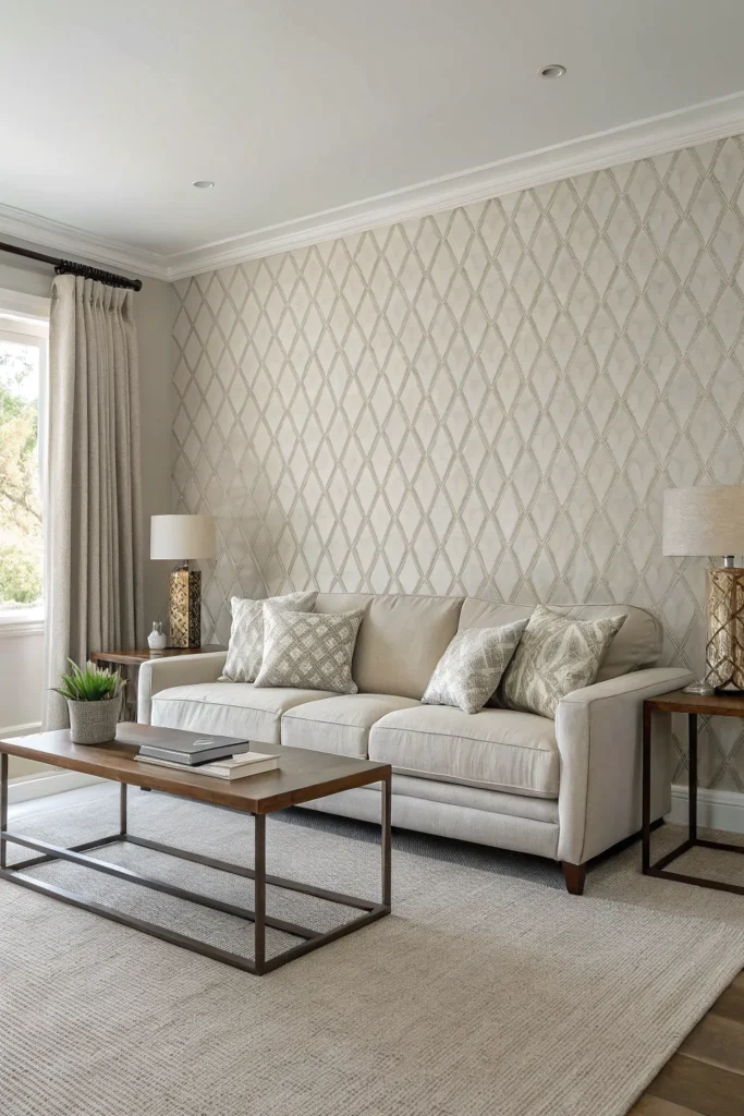 15 Wallpaper Accent Wall Ideas for Living Rooms 2 cv 1