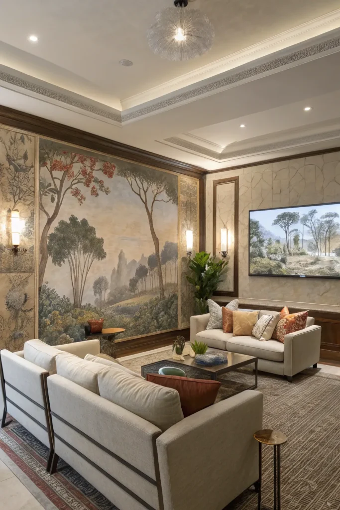 15 Wallpaper Accent Wall Ideas for Living Rooms 13 cv 12