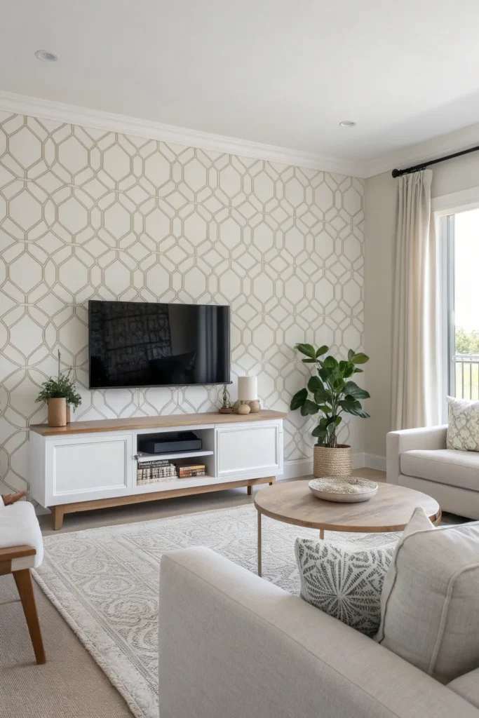 15 Wallpaper Accent Wall Ideas for Living Rooms 16 cv 15