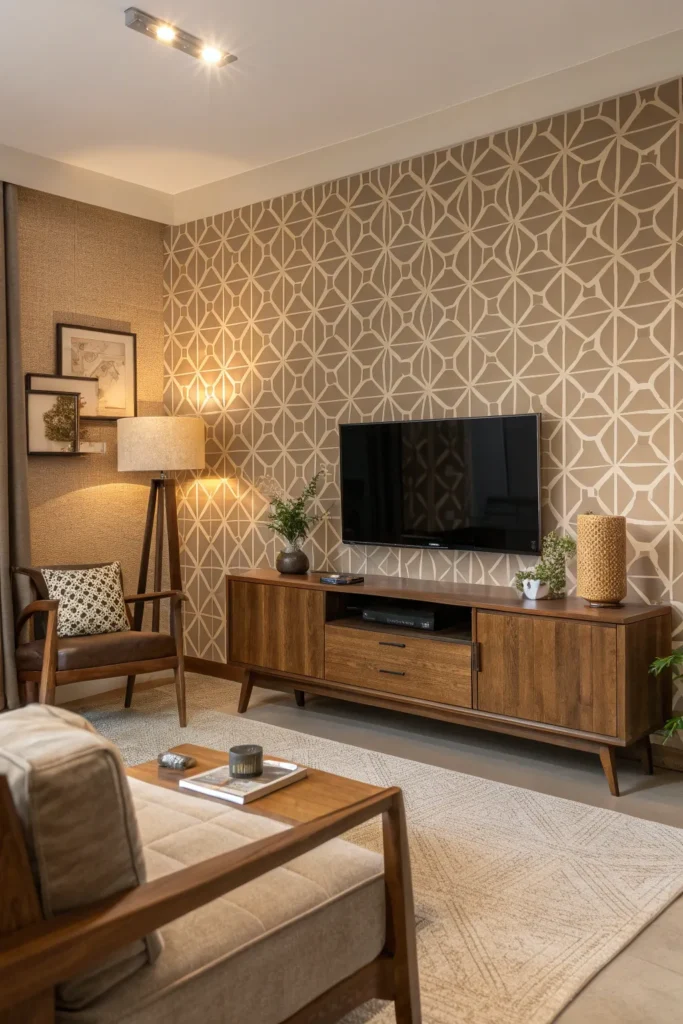 15 Wallpaper Accent Wall Ideas for Living Rooms 5 cv 4