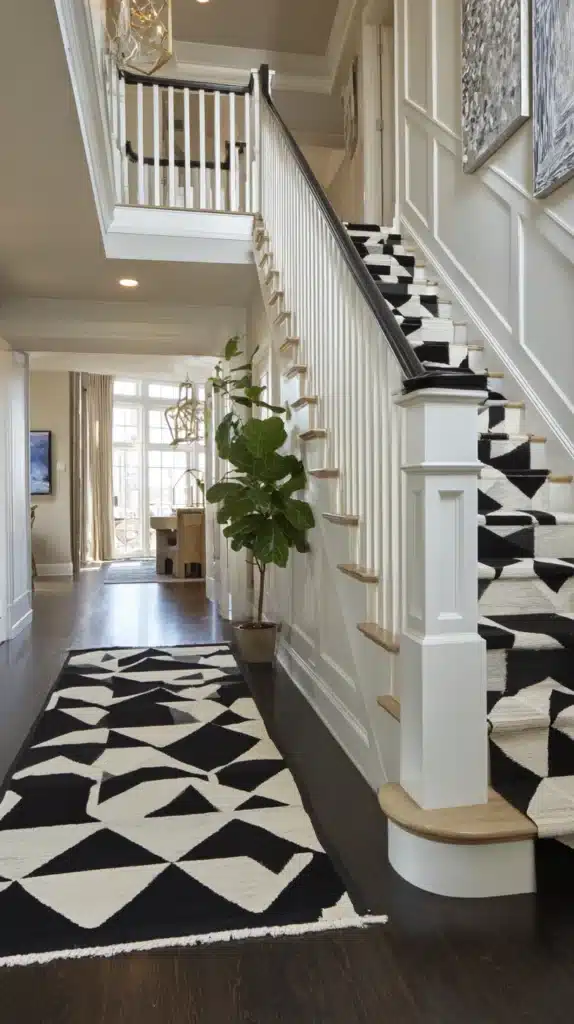 14 Carpet Runner Ideas for Stairs 3 fd 2 2
