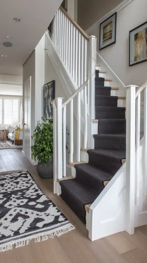 14 Carpet Runner Ideas for Stairs 8 fd 7 2