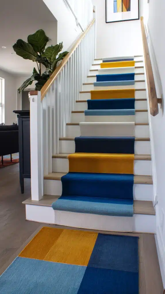 14 Carpet Runner Ideas for Stairs 10 fd 9 2