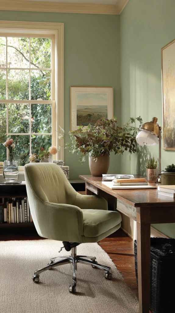 15 Sage Green Spring Decor Ideas for Calming Spaces 15 jh 14