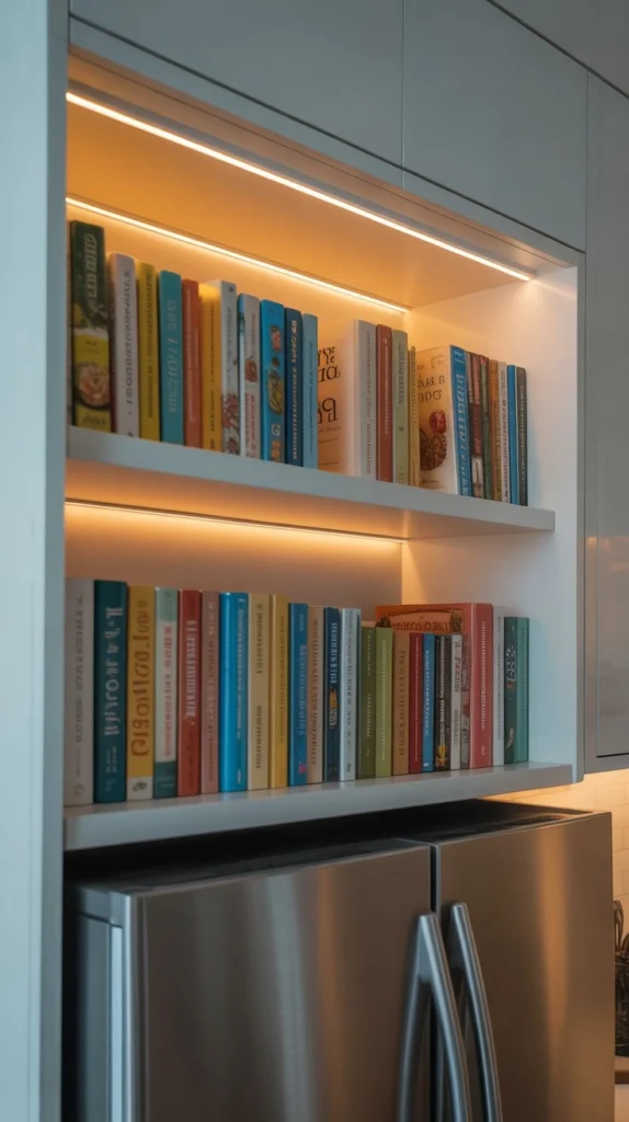 15 Above Fridge Cabinet Ideas to Maximize Storage 11 ki10