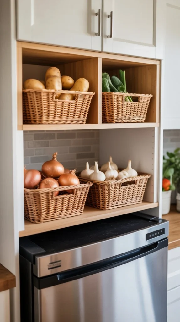 15 Above Fridge Cabinet Ideas to Maximize Storage 14 ki13