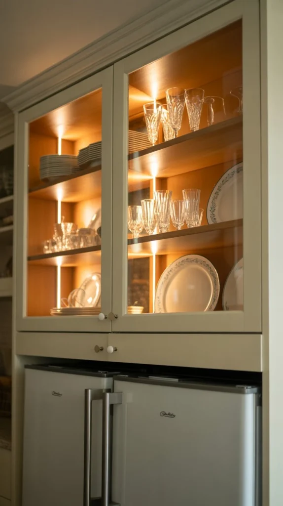 15 Above Fridge Cabinet Ideas to Maximize Storage 3 ki2