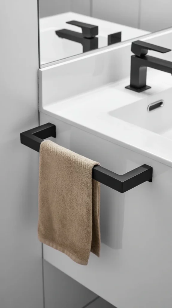 15 Bathroom Hand Towel Holder Ideas for Style and Convenience 2 mb1