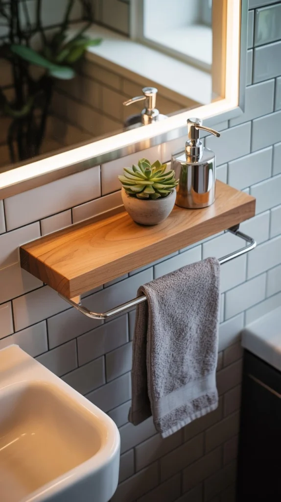 15 Bathroom Hand Towel Holder Ideas for Style and Convenience 14 mb13