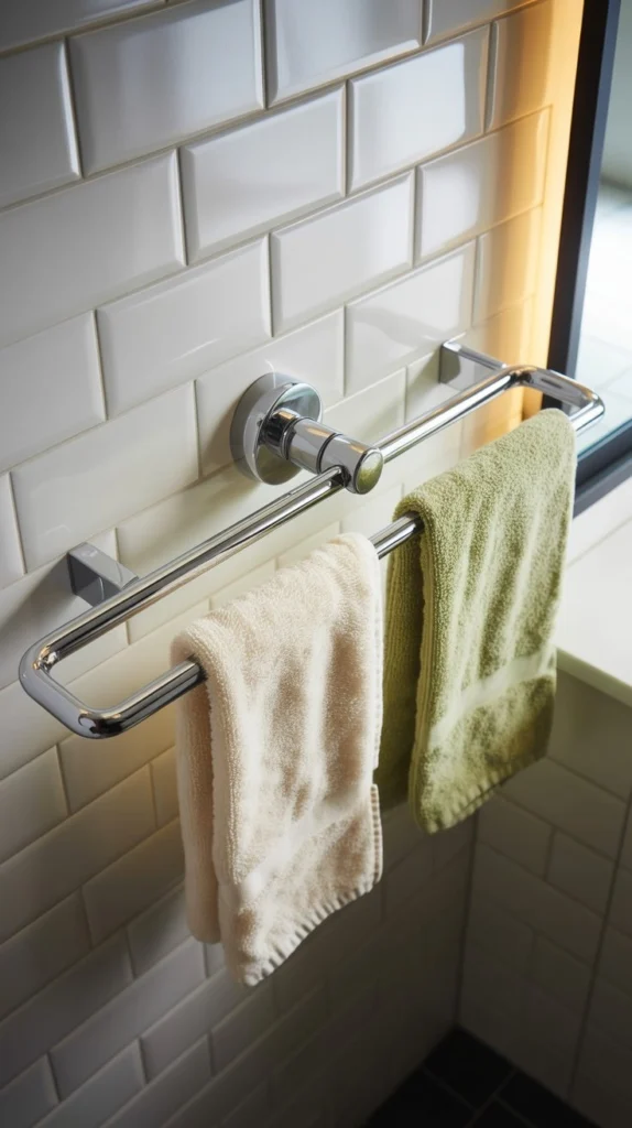 15 Bathroom Hand Towel Holder Ideas for Style and Convenience 15 mb14