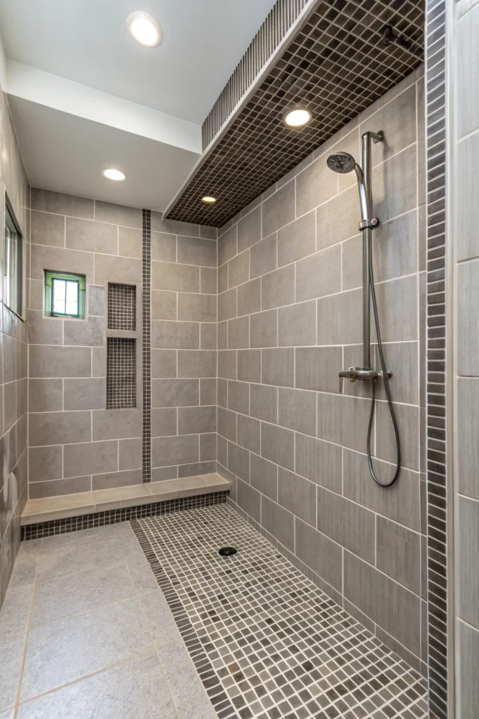 15 Shower Ideas Without Doors for a Sleek, Modern Look 12 mn11