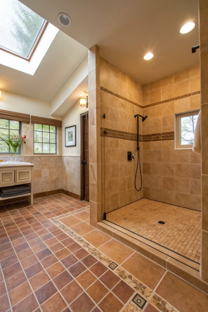 15 Shower Ideas Without Doors for a Sleek, Modern Look 14 mn13