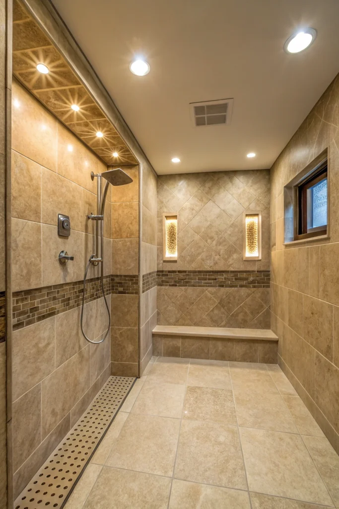 15 Shower Ideas Without Doors for a Sleek, Modern Look 15 mn14