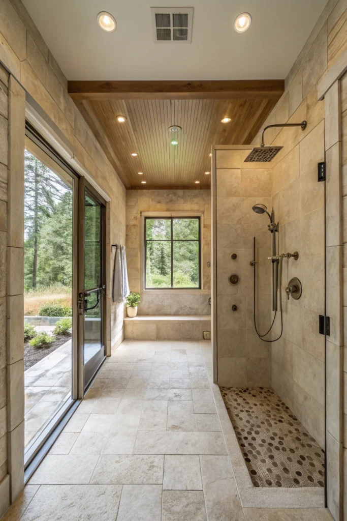 15 Shower Ideas Without Doors for a Sleek, Modern Look 16 mn15