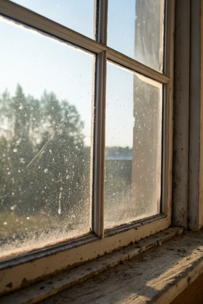 Budget vs Store-Bought Window Cleaners: What Actually Works 5 types of window dirt and buildup dust and airborne