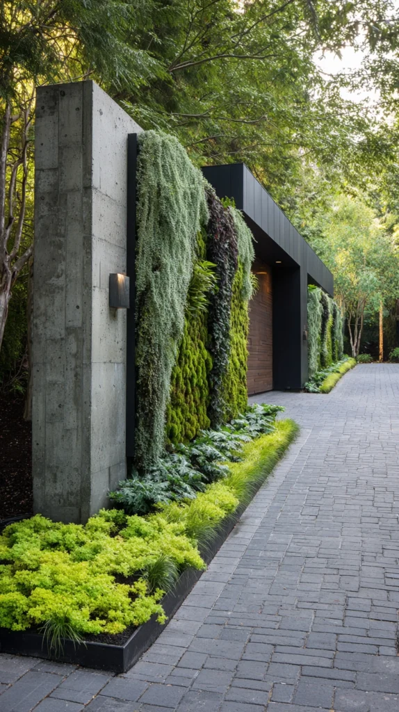 15 Driveway Border Landscaping Ideas: Elevate Your Home's First Impression 12 uh 11