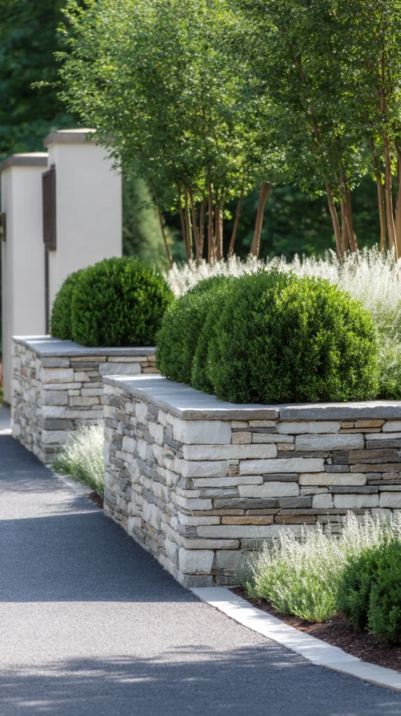 15 Driveway Border Landscaping Ideas: Elevate Your Home's First Impression 3 uh 2
