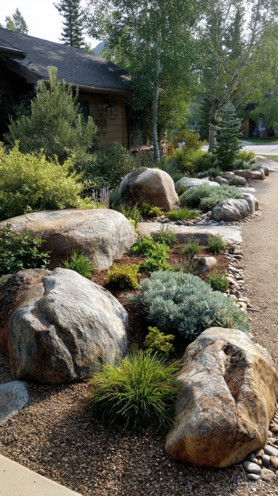 15 Driveway Border Landscaping Ideas: Elevate Your Home's First Impression 5 uh 4