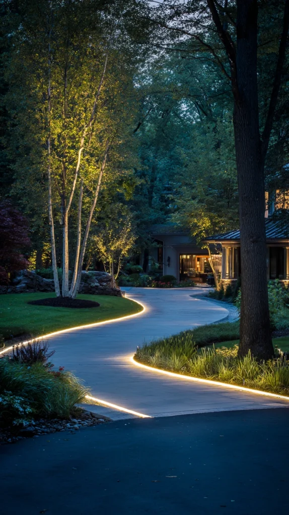 15 Driveway Border Landscaping Ideas: Elevate Your Home's First Impression 10 uh 9