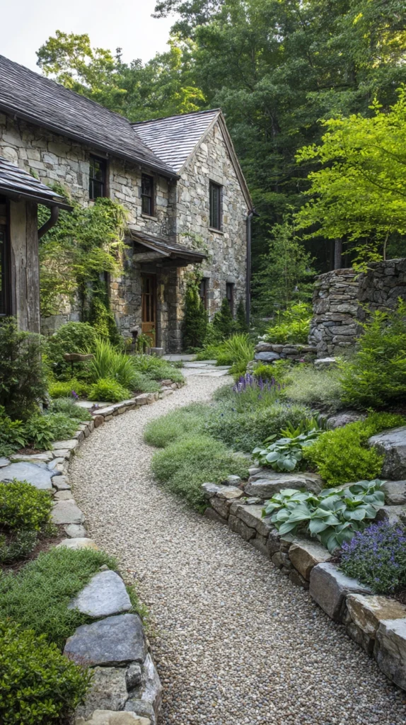 15 Stone Path Edging Ideas 2 yt 1