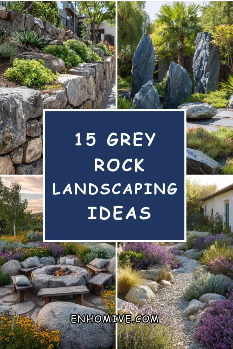15 Grey Rock Landscaping Ideas