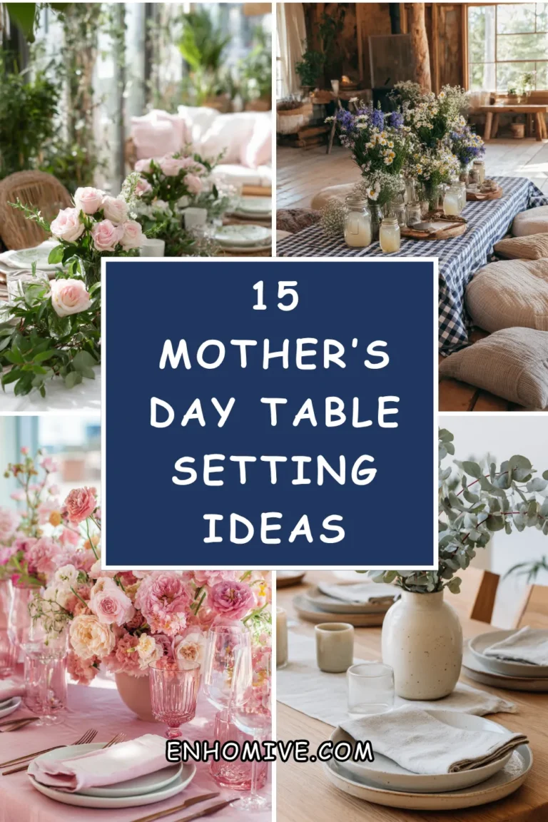 15 Mother’s Day Table Setting Ideas to Create an Unforgettable Brunch
