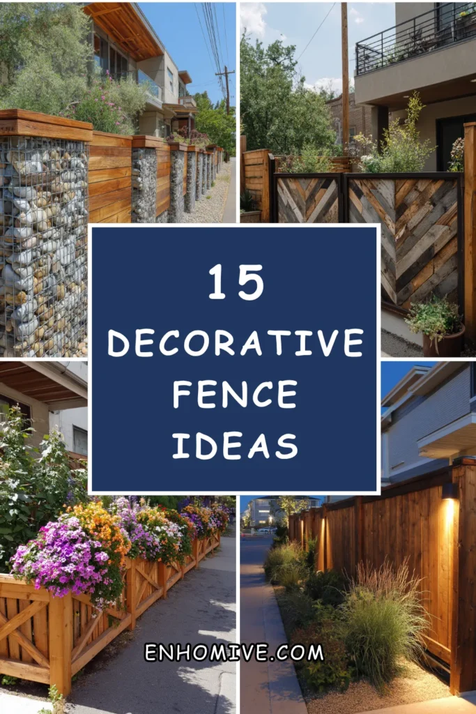 15 Decorative Fence Ideas to Boost Curb Appeal 1 How 14 1