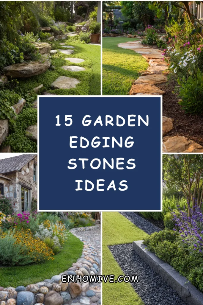 15 Garden Edging Stones Ideas 1 How 14