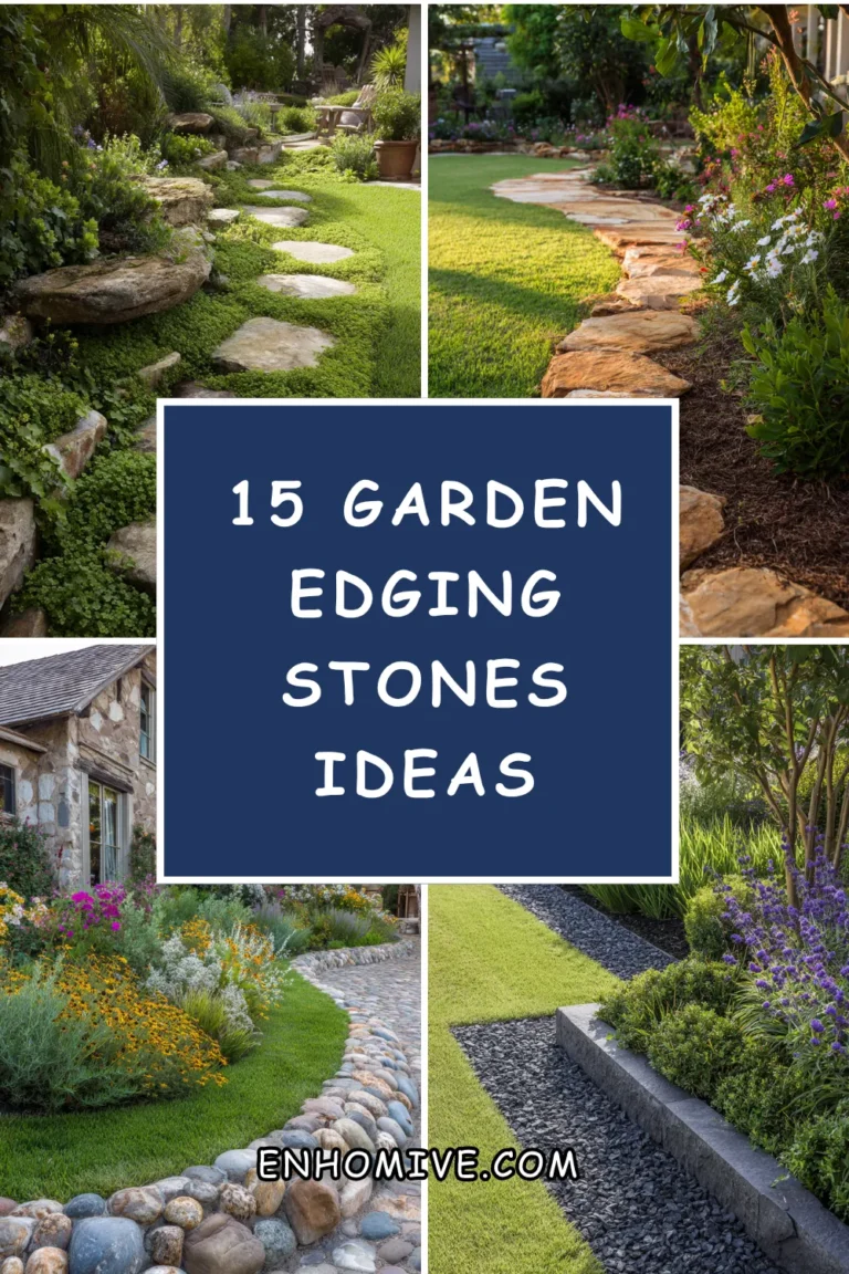 15 Garden Edging Stones Ideas