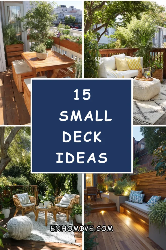 15 Small Deck Ideas 1 How 17