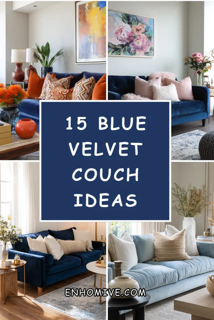15 Blue Velvet Couch Ideas for a Luxe Look 1 How 2 1