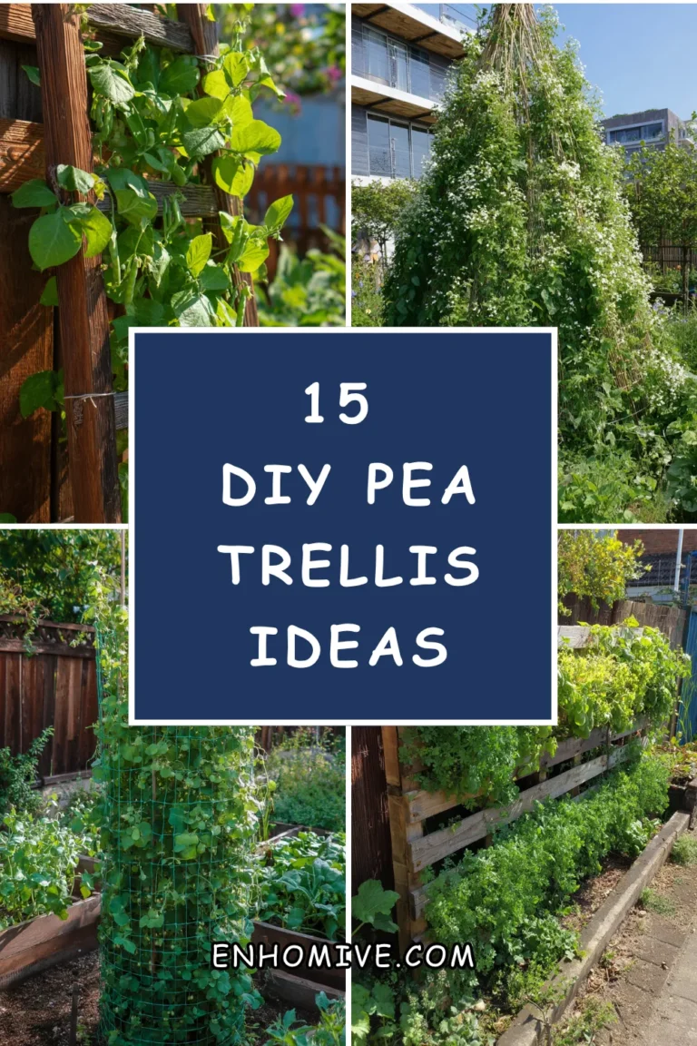 15 DIY Pea Trellis Ideas for Your Garden